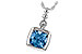 A235-13952: NECK 1.45 BLUE TOPAZ 1.49 TGW