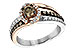 A235-15770: LDS DIA RG .40 BROWN CTR .97 TW