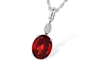 A236-07634: NECK 2.90 GARNET 2.93 TGW (10x8MM GAR)
