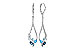 A318-76698: EARR 1.08 BLUE TOPAZ 1.35 TGW