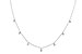 A319-64898: NECKLACE .12 TW (18")