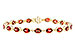 A319-65789: BRACELET 9.22 TW GARNET 9.26 TGW