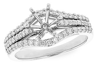 A319-66652: LDS SEMI DIA RG .44 TW