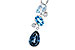 A319-66716: NECK 1.99 TW BLUE TOPAZ 2.02 TGW