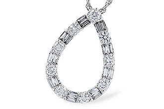 A319-67561: NECKLACE .21 TW BAG .65 TW
