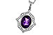 A319-70343: NECKLACE 1.52 AMETHYST 1.70 TGW (9x7 MM AMY)