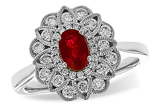 A319-71216: LDS RG .55 TW RUBY 1.07 TGW (6x4MM RUBY)