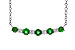 A319-71225: NECK .43 TW EMERALD .55 TGW