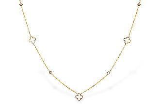 A320-56689: NECKLACE .20 TW (18")