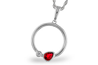 A320-56707: NECKLACE .24 RUBY .26 TGW