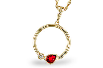 A320-56707: NECKLACE .24 RUBY .26 TGW