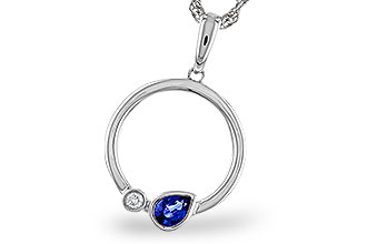 A320-56716: NECKLACE .26 SAPPHIRE .28 TGW