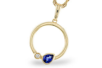 A320-56716: NECKLACE .26 SAPPHIRE .28 TGW