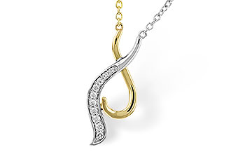 A320-59425: NECKLACE .10 TW (18")