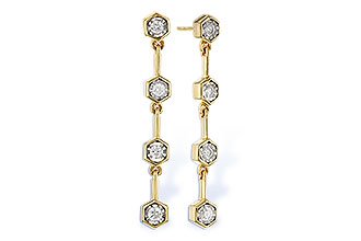 A320-61234: EARRINGS .25 TW