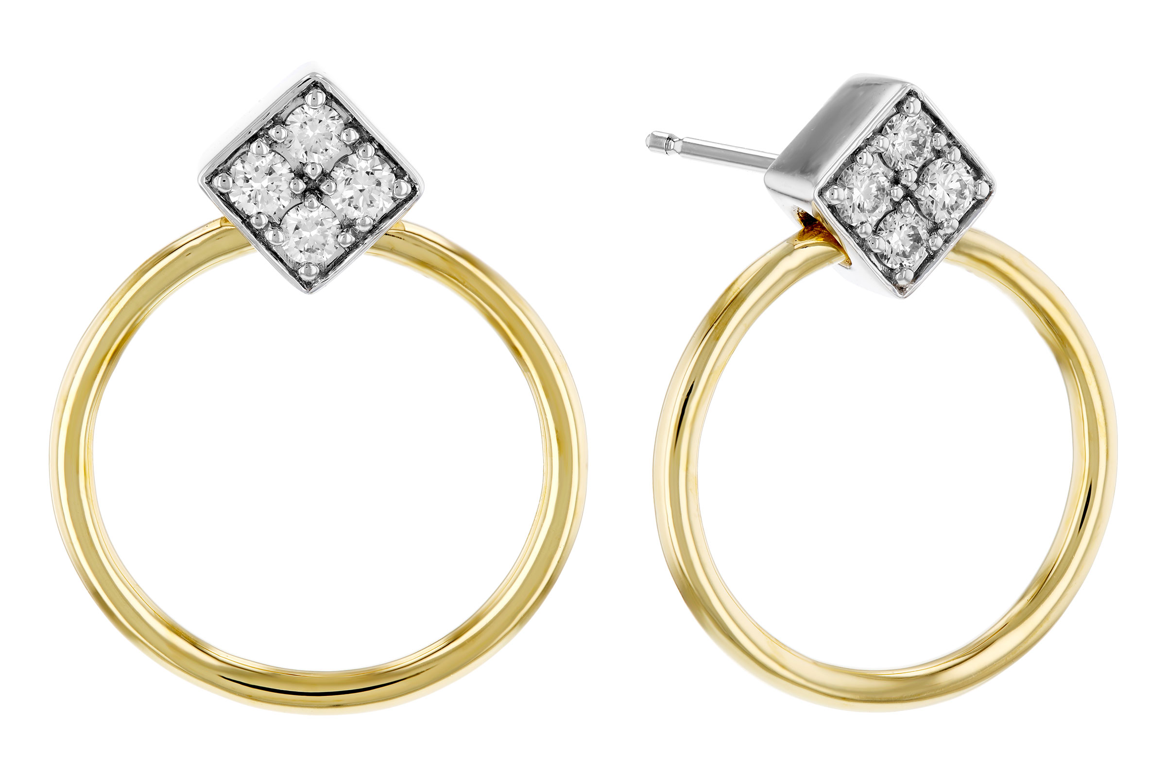 A321-46689: EARRINGS .25 TW