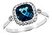 B235-10298: LDS RG 1.62 LONDON BLUE TOPAZ 1.78 TGW (7MM LBT)