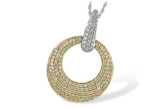 B235-12170: NECK 1.64 YELLOW DIAS 1.90 TW