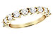 B235-13961: LDS WED RG 1.00 TW (9 STONES)
