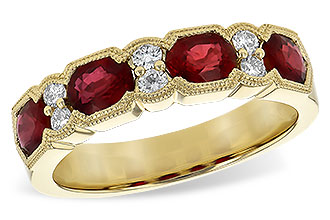 B236-02161: LDS WED RG 1.66 RUBY 1.84 TGW (5x4MM RUBY)