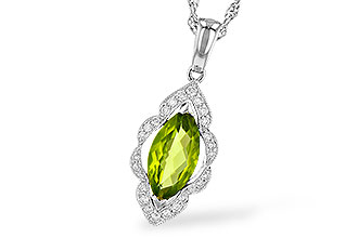 B236-05798: NECK .94 PERIDOT 1.05 TGW