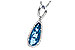 B236-07552: NECK 3.31 LONDON BLUE TOPAZ 3.50 TGW