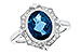 B236-07561: LDS RG 3.00 LONDON BLUE TOPAZ 3.16 TGW