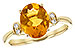 B236-07634: LDS RG 2.04 CITRINE 2.10 TGW (10x8MM CIT)