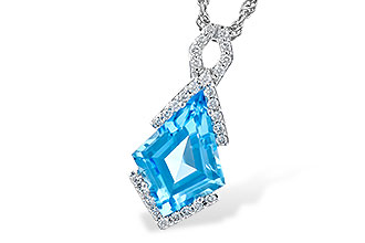 B318-74825: NECK 2.40 BLUE TOPAZ 2.53 TGW