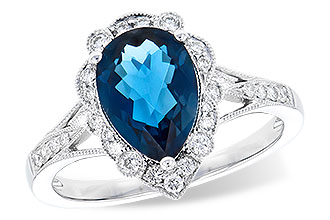 B318-79443: LDS RG 2.25 LONDON BLUE TOPAZ 2.47 TGW