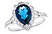 B318-79443: LDS RG 2.25 LONDON BLUE TOPAZ 2.47 TGW