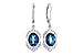 B318-81252: EARR 2.45 LONDON BLUE TOPAZ 2.64 TGW