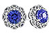 B319-66725: EARR 1.45 TW TANZANITE 1.56 TGW