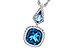 B319-67561: NECK 2.24 TW LONDON BLUE TOPAZ 2.40 TGW