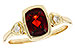 B319-67607: LDS RG 1.52 GARNET 1.58 TGW (8x6 GAR)