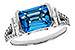 B319-70307: LDS RG 2.64 BLUE TOPAZ 3.00 TGW (9x7MM BT)