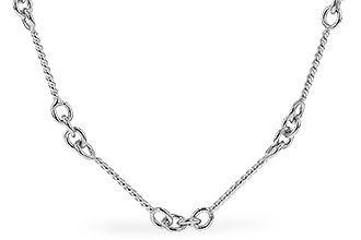 B320-54834: TWIST CHAIN (16", 0.8MM, 14KT, LOBSTER CLASP)