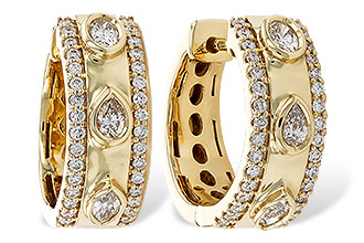 B320-55761: EARR .60 TW DIA (OVAL,P.S.,MARQ,ROUNDS)