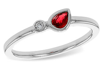 B320-56707: LDS RG .24 RUBY .26 TGW