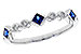 B320-59370: LDS WED RG .25 SAPPHIRE .30 TGW