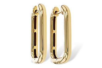 B320-61270: GOLD EARRINGS (23MM)