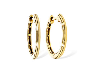 B320-62107: GOLD EARRINGS (16MM)