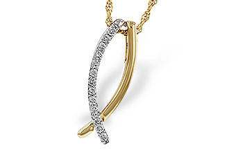 B320-62116: NECKLACE .25 TW