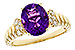 B321-45752: LDS RG 2.12 AMETHYST 2.26 TGW (10x8MM AMY)