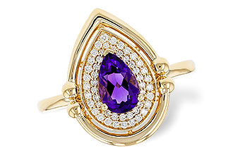 B321-45779: LDS RG .70 AMETHYST .86 TGW (8x5MM AMY)