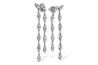 B321-45798: EARRINGS .85 TW