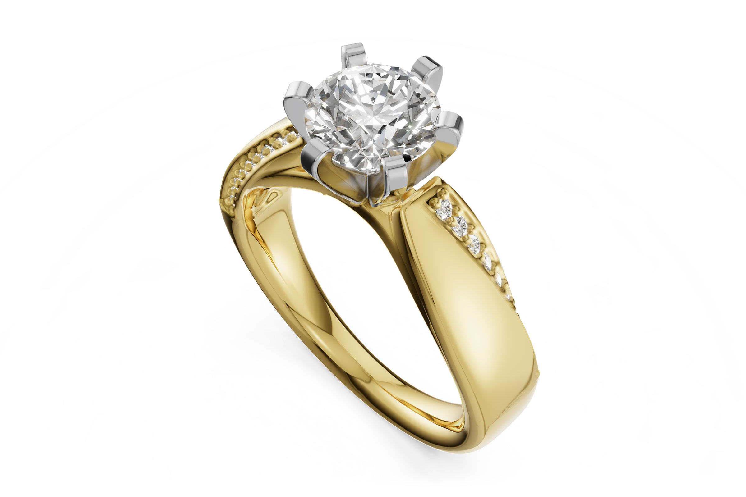 B321-46652: LDS SEMI DIA RG .12 TW