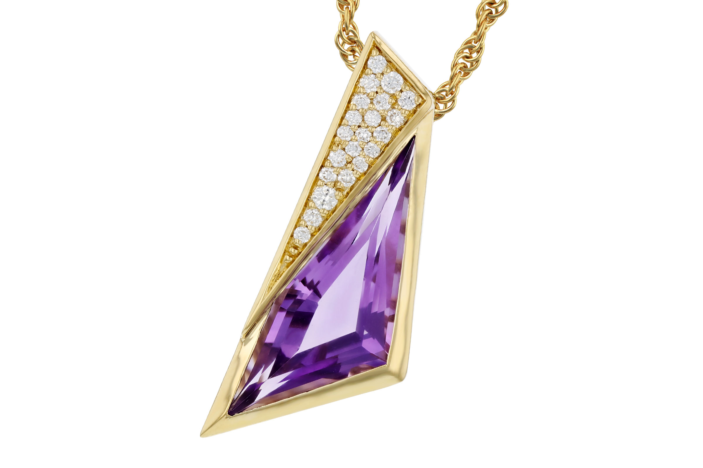 B321-47607: NECKLACE 2.24 AMETHYST 2.33 TGW