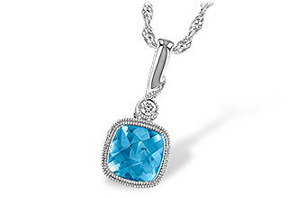 C232-43043: NECK 1.03 BLUE TOPAZ 1.05 TGW
