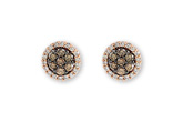 C232-43925: EARR .39 BROWN DIA .64 TW